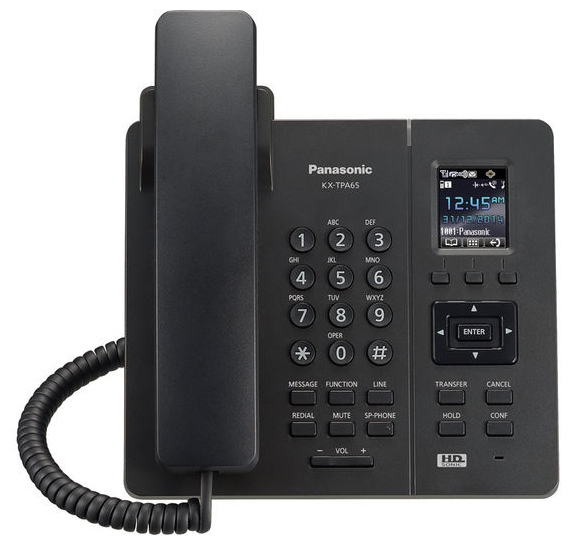 VoIP-телефон Panasonic KX-TPA65RUB